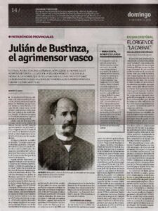 Julian de Bustinza - Recorte Diario Clarin