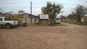 Colocación cartel transito pesado (2)