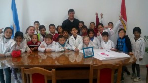 Visita de alumnos al presidente (1)