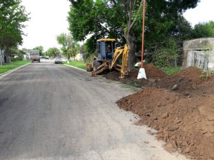 Obra cloacas - Calle Alberdi (1)