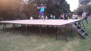 1º clase de zumba al aire libre (3)