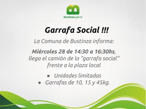 Garrafa social