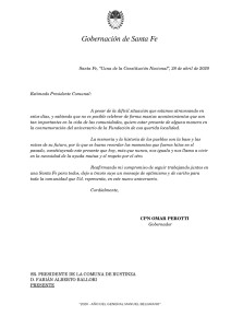 Nota Salutación Aniversario Bustinza