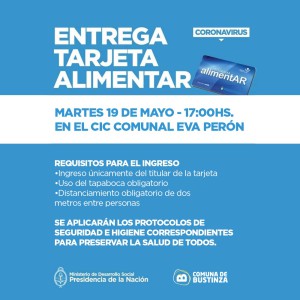 Tarjeta alimentar